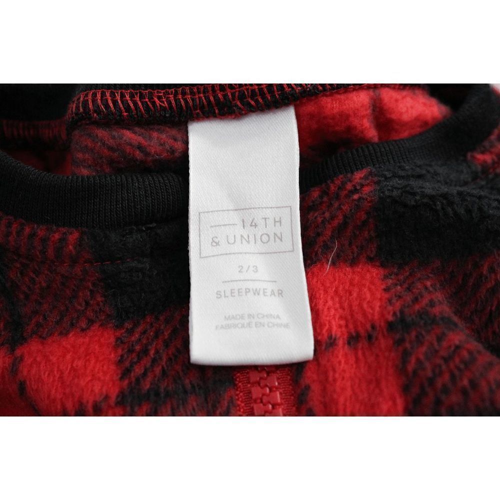 14th & Union Red Flannel One Piece - Picture 4 of 5